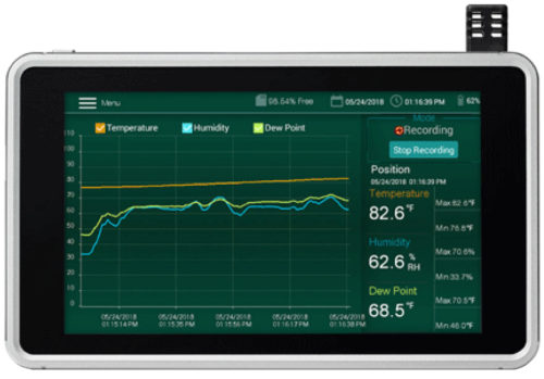 Регистратор диаграмм влажности/температуры Extech RH550