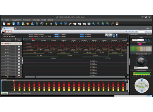 Zeroplus LAP-F1 — режим eMMC5.0/SD3.0 LA (32 канала)