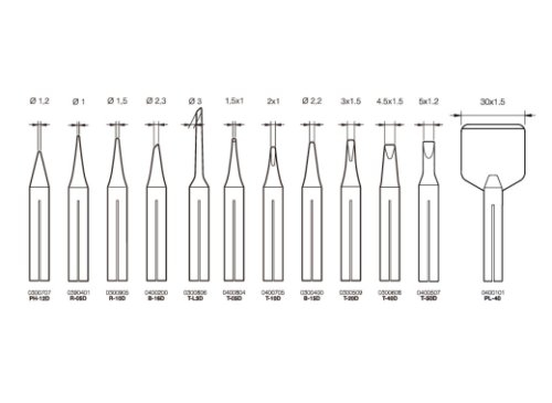 Жала для пайки JBC SL2020/14ST/30ST/40ST