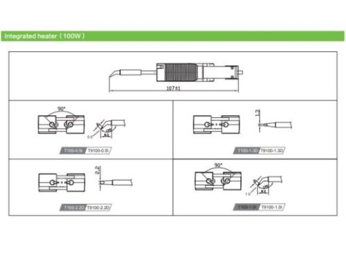 Паяльные жала Atten T100