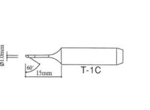 Паяльная точка Aoyue 1,0 мм, шуин