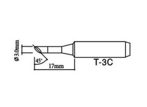 Паяльная точка Aoyue 3,0 мм, щуин