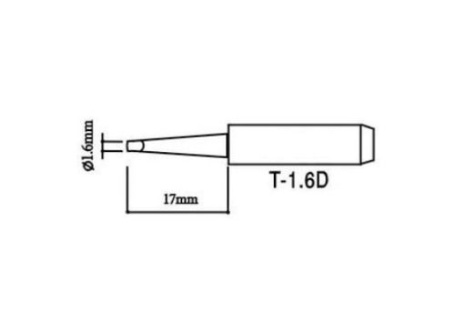 Паяльная точка Aoyue 1,6 мм беитель