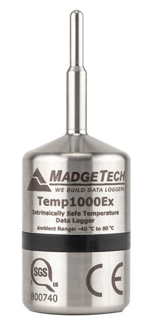 Регистратор данных температуры MadgeTech Temp1000Ex