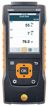 Testo 440 Air Velocity & IAQ Meter