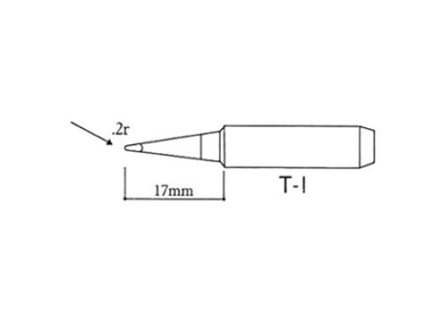Паяльная точка Aoyue круглая 0,2 мм