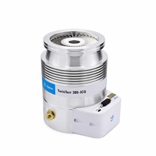 X3513-64060- TwisTorr 305-ICQ turbo pump with integrated controller, high throughput, DN 100 ISO-K, water cooling, RS485