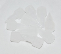 UCF110X- Гайка с наружной резьбой, стандартная затяжка вручную, KEL-F, резьба 1/4-28 (C), 1 шт./уп.