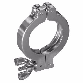 KQ16AWP- Clamp, quick, wing nut, NW10/16, metallic finish