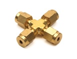 0100-0161- Крестовина, 1/8 дюйма, латунь