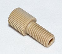 0100-1914- NUT FLANGLESS, 1/8 IN OD TUBING, PEEK