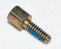 0380-1858- Hex standoff, M/F, 4-40, used with series 5975 and 5977 gas chromatography/mass spectrometry systems, models 5975A, 5975B, and 5975C