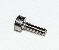 0515-0221- Socket head cap screw, M2 X 0.4, 6 mm long, analyzer screw for quad stop, for GC/MS, used with series 5975 and 7200, systems 5975A, 5975B, and 5975C