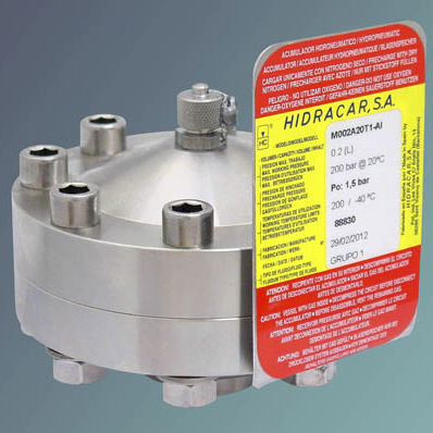 Мембранный демпфер пульсаций Серия Мпневматическийгидравлическийавтоматический