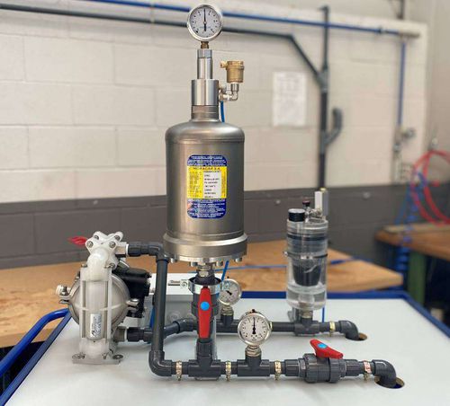 Мембранный демпфер пульсаций ACTIVEпневматическигидравлическийдля насосов