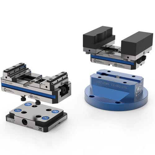 Self-centering vise Compact Grip5-axis machine toolmanualmodular