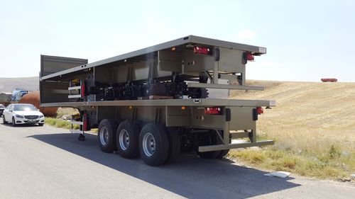 Полуприцеп бортовой контейнерный3-осный2-осный