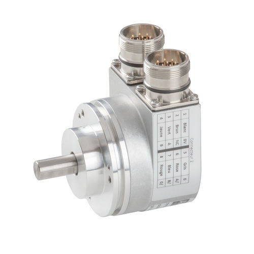 Инкрементный датчик угла поворота CIOD58Pоптический, со сплошным валом, цифровой