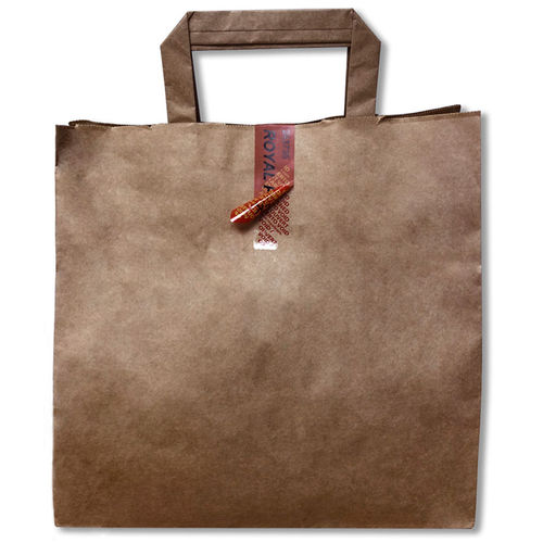 Бумажные пакеты с защитной этикеткой