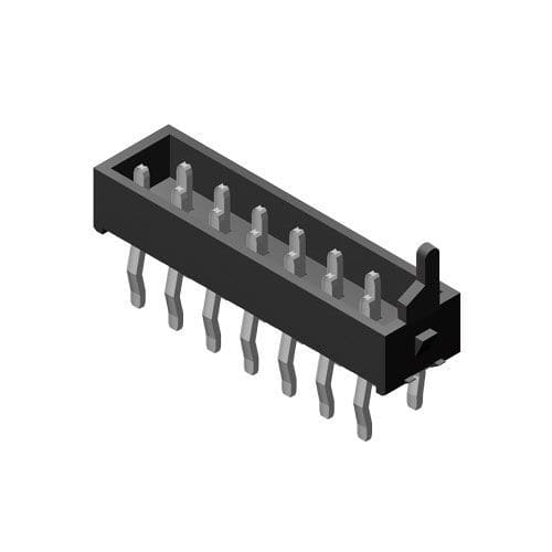 Вилка с наружной резьбой серии 373, двухрядная, сквозное отверстие1,27 мм (0,050)