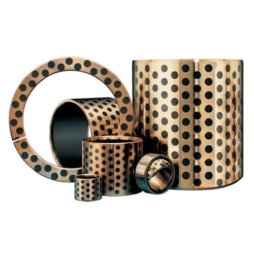 Self-lubricating plain bearing deva.glide®cylindricalbronzebrass