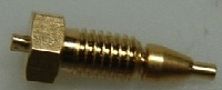14-1590-116- Nut, male plug, 1/16 in, gold-plated, used with Stratum purge and trap systems