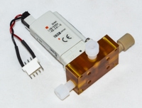 14-7333-350- 3-way pressurize valve assembly, used with AQUATek 70 purge and trap systems