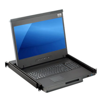 Выдвижной ящик для клавиатуры MKD6217DконсольЖК-мониторсо встроенным KVM-переключателем