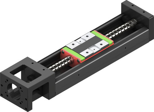 Линейная линейная ось с приводом от двигателя, серия KF, шарико-винтовая передача, компактная
