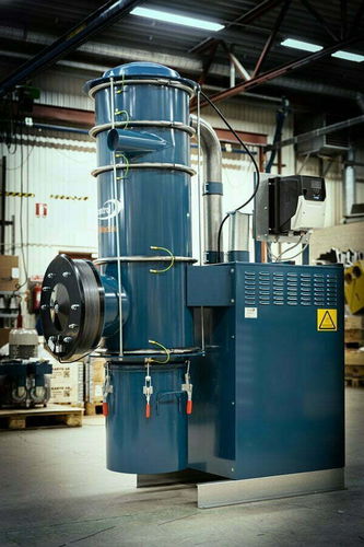 Промышленный пылеудаляющий аппарат постоянного тока, 11 модулей, XLchipelectric, 1 двигатель