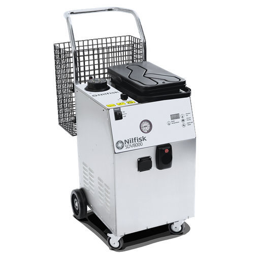 Electric steam cleaner SDV8000 stainless steelmobilefor heavy-duty applications