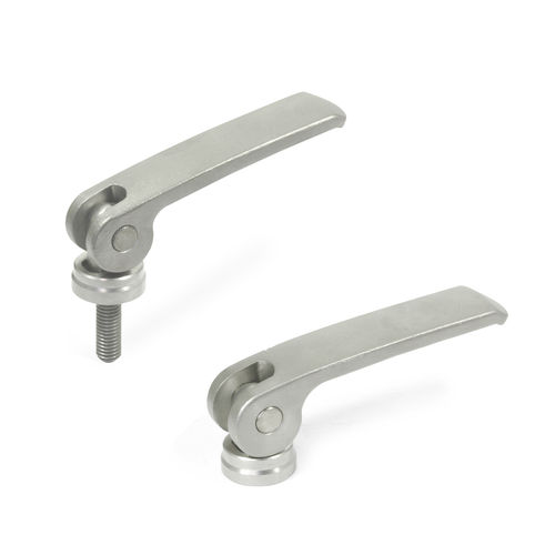 Эксцентриковый рычаг из нержавеющей стали GN 927.7внутренняя резьбас регулируемой наружной резьбой