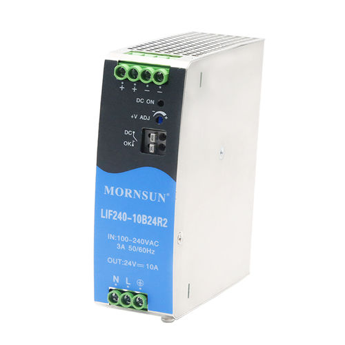 Источник питания переменного/постоянного тока LIF240-10BxxR2 seriesодин выходс защитой от короткого замыканияДин-рейка