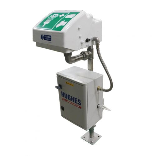 Напольная станция для промывки глаз STD-IH-45GS/Pс бакомс нагревателемдля помещения