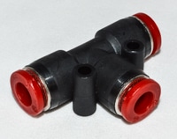 1610140100- Tee 6mm tube push fit