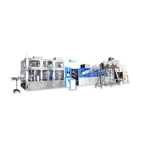 Beverage blowing-filling-capping machine for bottleswater