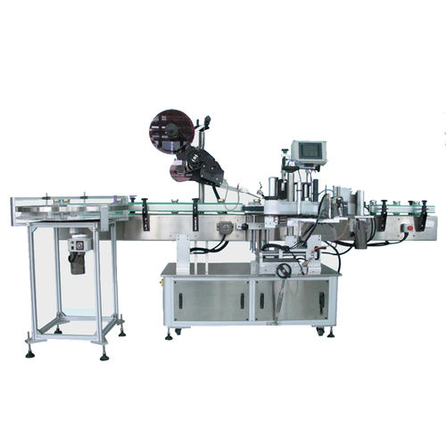 Self-adhesive label labeling machine