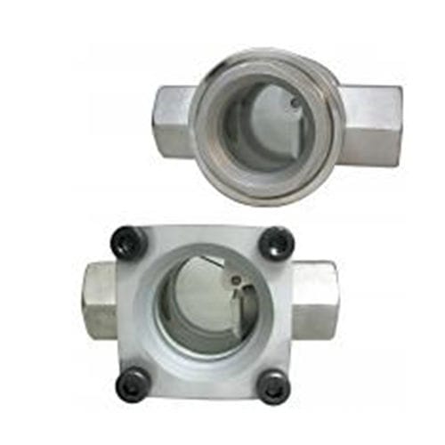 Контрольное смотровое стекло AI.TНержавеющая стальЗакаленное стекло с резьбой