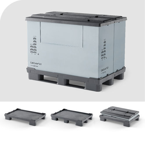 Folding pallet box CabCube 3.0plasticstoragetransport