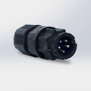 Разъем электропитания EZ02671-1023-01папа с замкомполиамид