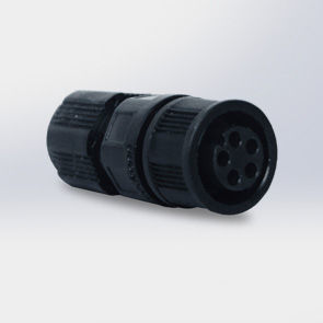 Разъем электропитания EZ02673-2022-01 цилиндрический с внутренней обжимкой
