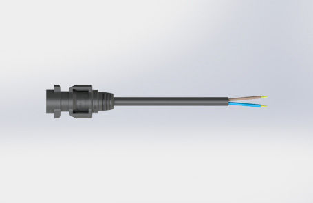Разъем электропитания серии S2M7050штыревойизолированныйполиамид