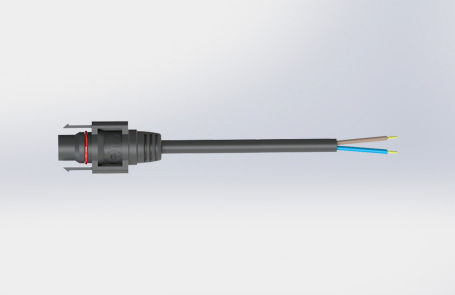 Разъем электропитания серии S2F7050гнездовойизолированныйполиамид