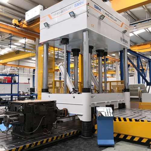 Олеодинамический пресс HMG-350JMиспытание, штамповка