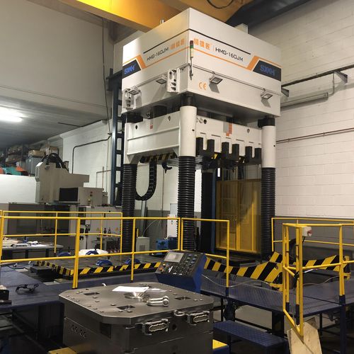 Олеодинамический пресс HMG-160JMиспытание, штамповка
