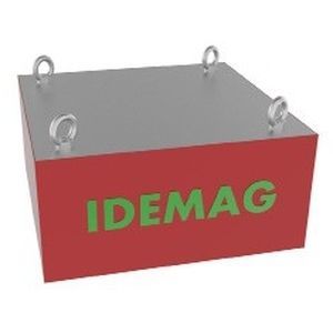 Магнитная пластина для сортировки металлов прямоугольнаяиз нержавеющей сталидля станции загрузки ленточного конвейера