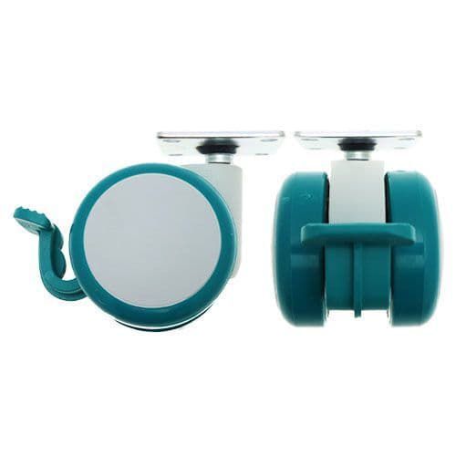 Поворотный ролик CST400-BОпорная пластина с резьбовой шпилькойдля тележек