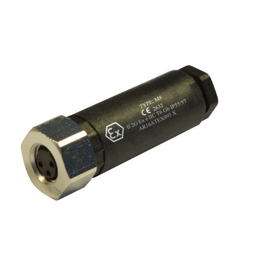 M8 connector 08FC3000-S-ATEXelectrical power supplystraightcircular