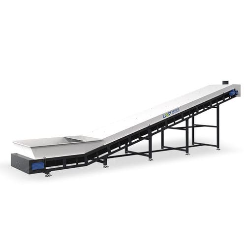 Belt conveyor GBC seriesinclinedelectric drivefor the recycling industry