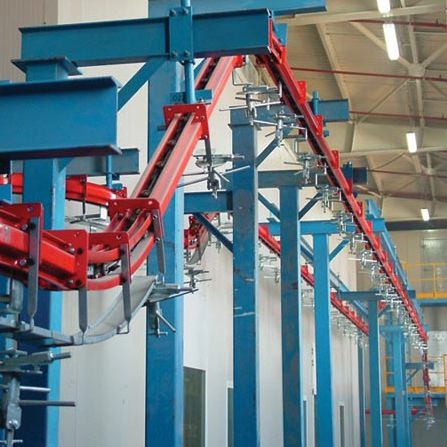 Overhead conveyor CARDANchainmonorailhorizontal